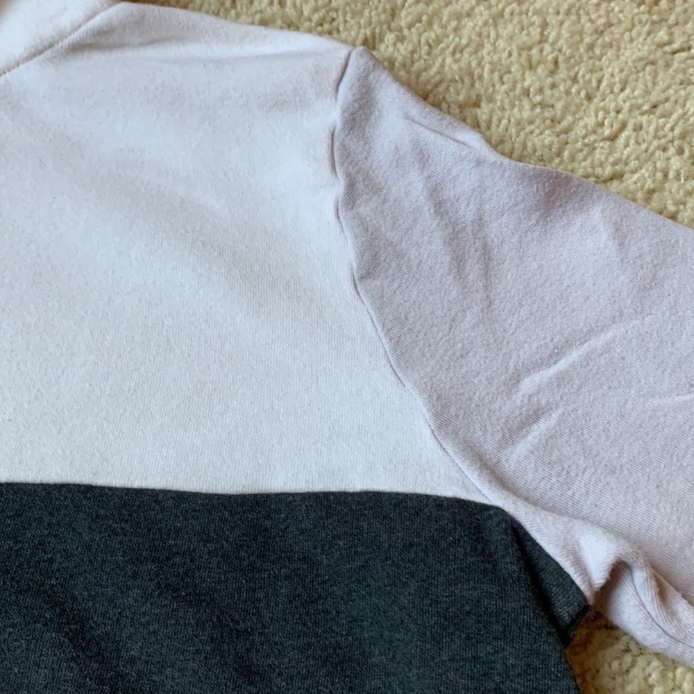 Euc J. Crew Factory Quarter Zip Color Block Sweat… - image 4